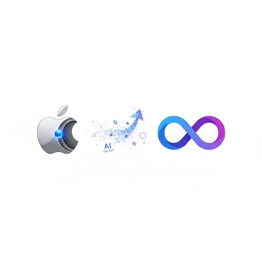 Apple Meta AI人材移動