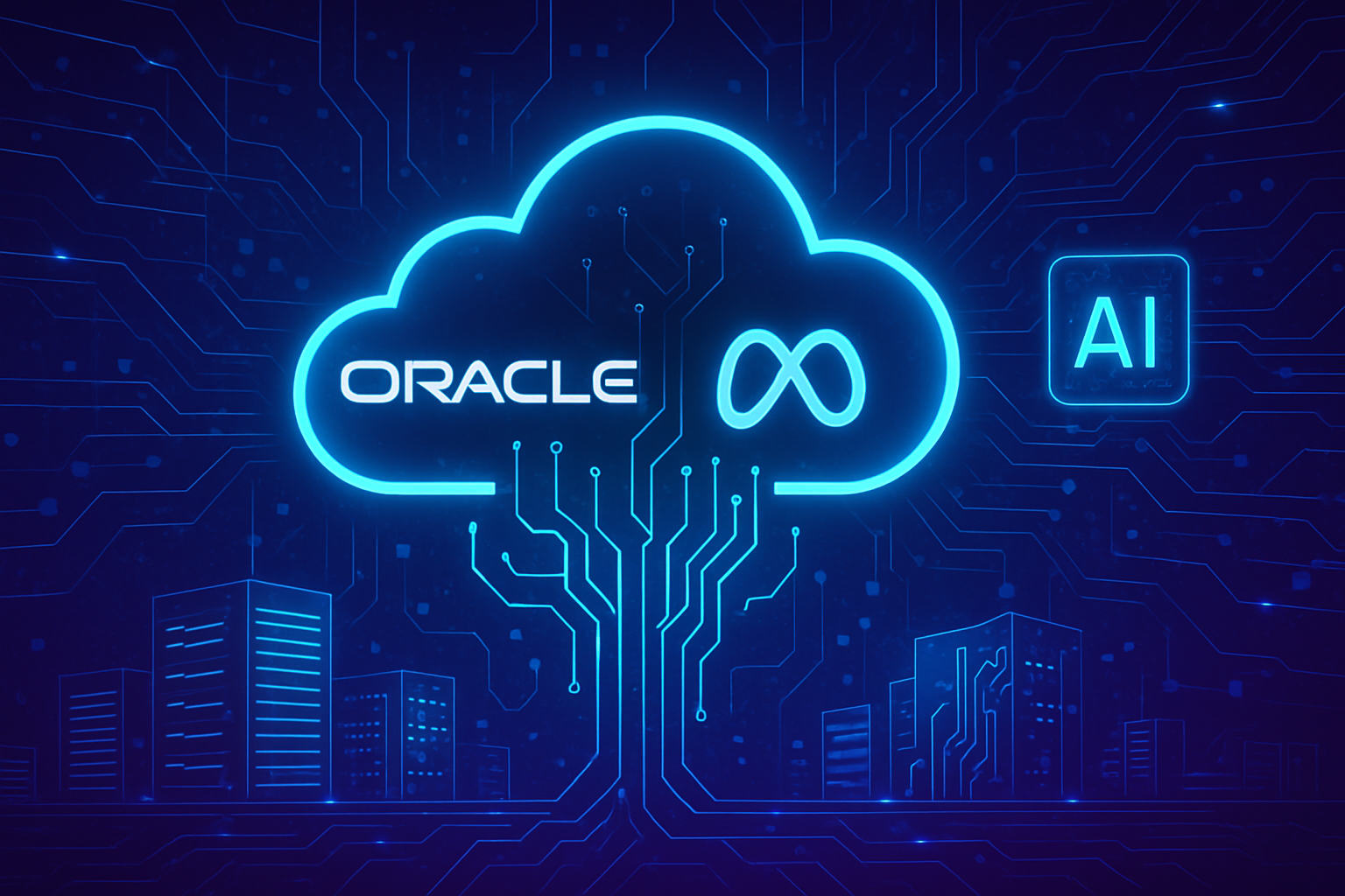 OracleとMetaのAIクラウドコンピューティング契約