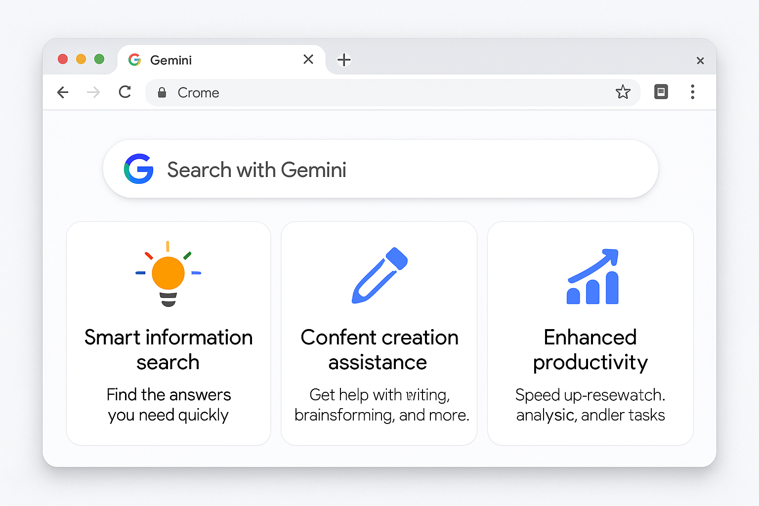 Google ChromeブラウザにGemini AIを統合