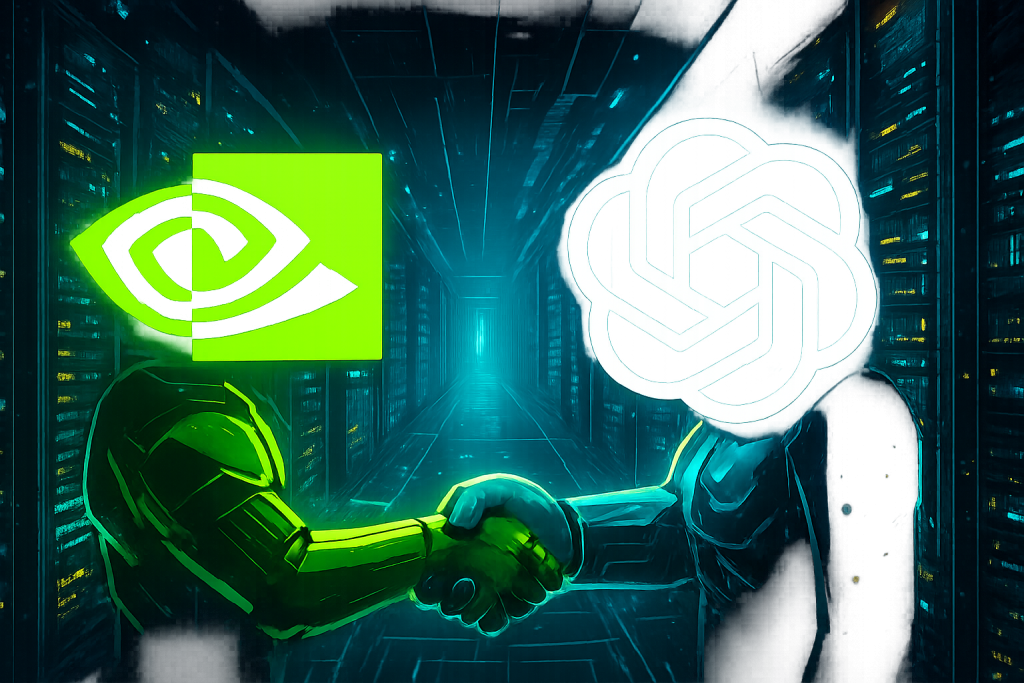 NVIDIAとOpenAIが戦略的提携、AIデータセンターに1000億ドル投資