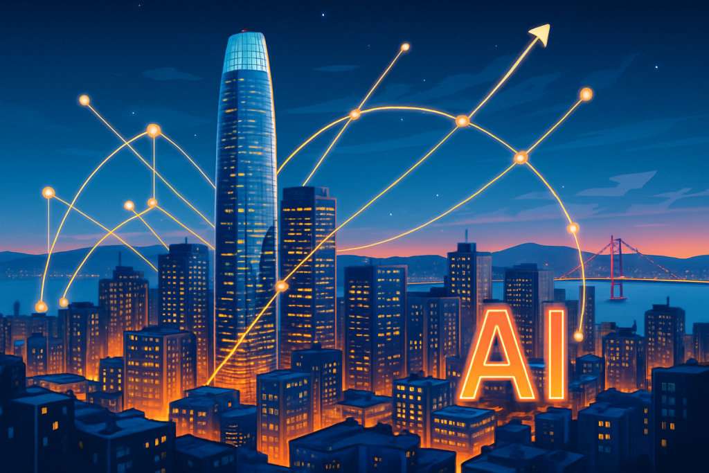 Salesforce、サンフランシスコのAI成長に150億ドルを投資