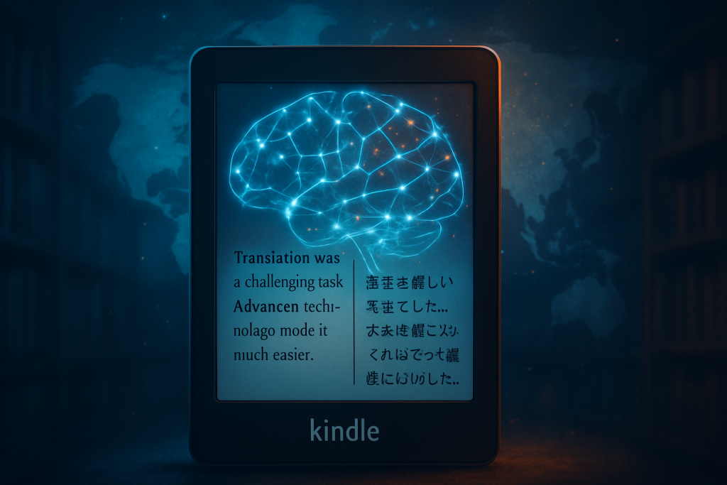 AmazonがAI翻訳サービス「Kindle Translate」を発表:電子書籍出版の未来
