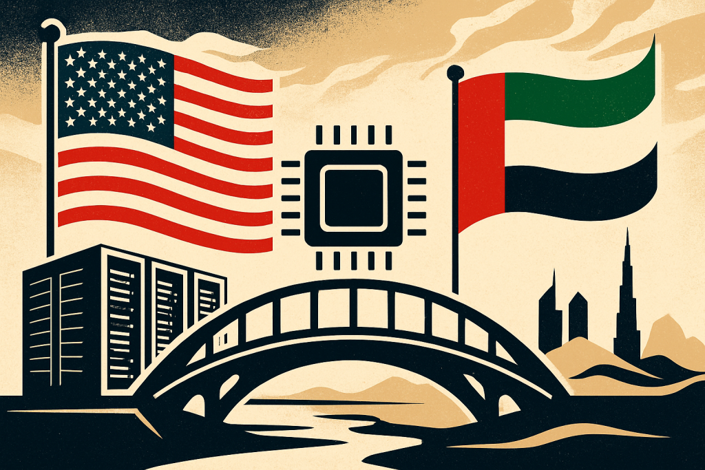 地政学リスクを乗り越え：マイクロソフト、UAEへのAI半導体輸出許可取得と1.2兆円投資