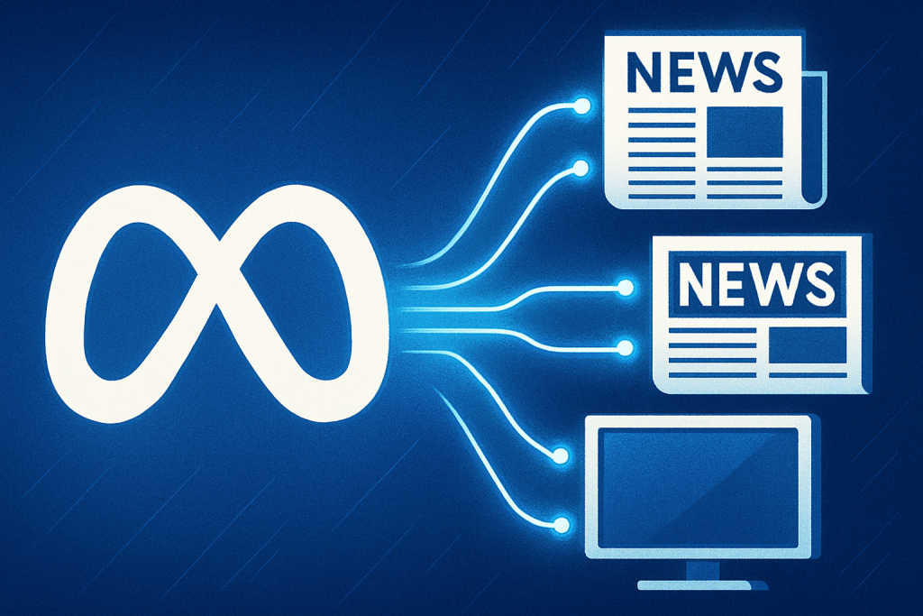 メタAIの精度向上へ：CNN、ル・モンドら欧米メディアと提携でコンテンツ拡充